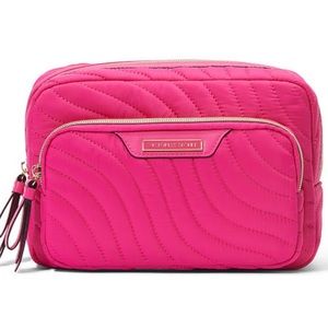 NWT HTF Victoria’s Secret Pink Glam Bag Travel Makeup Pouch Cosmetic Bag